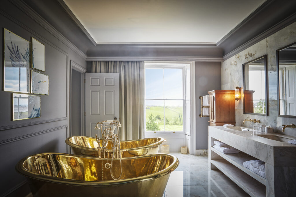 Superior Estuary Suites Bathroom with Gold Bath