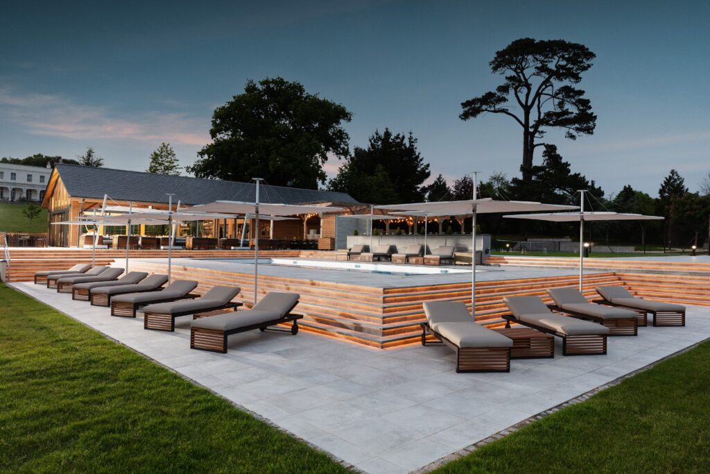 The Pool House Restaurant & Bar at Lympstone Manor