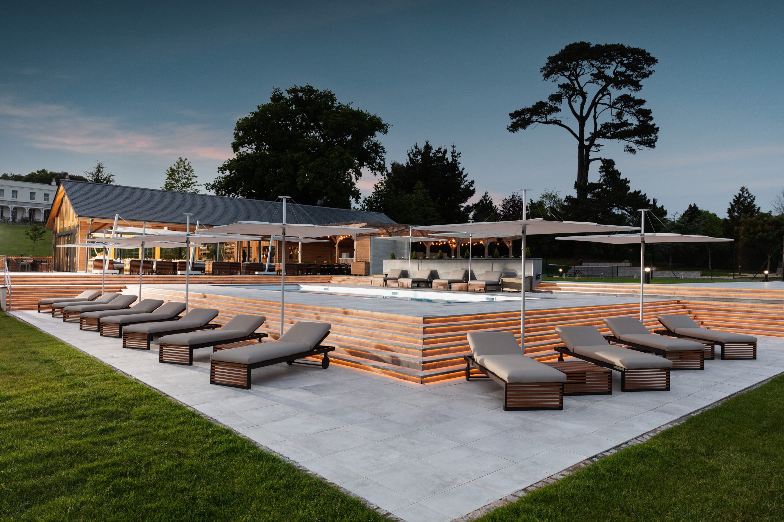 Pool House Restaurant and Bar at Lympstone Manor