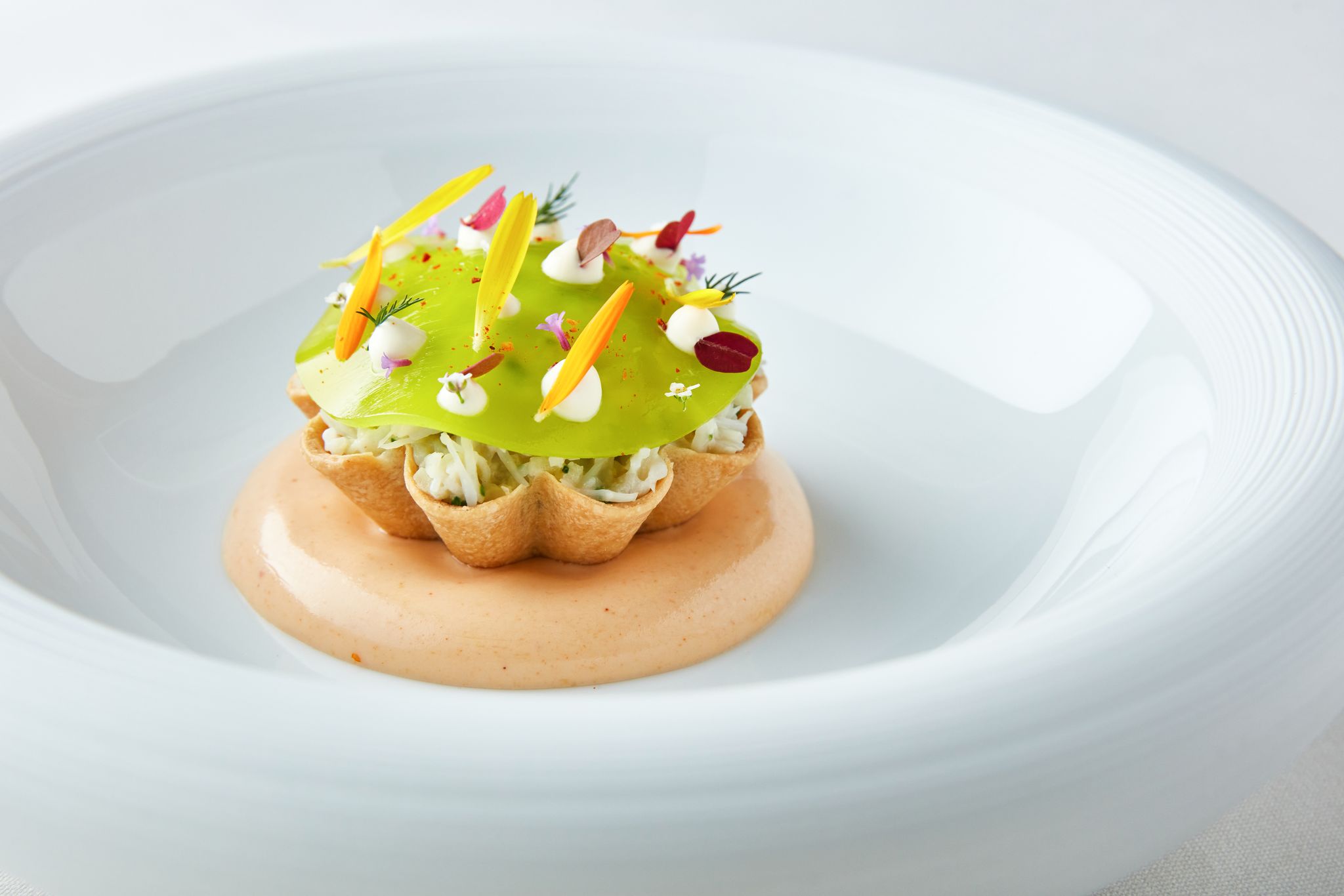 Tartelette of Lyme Bay Crab