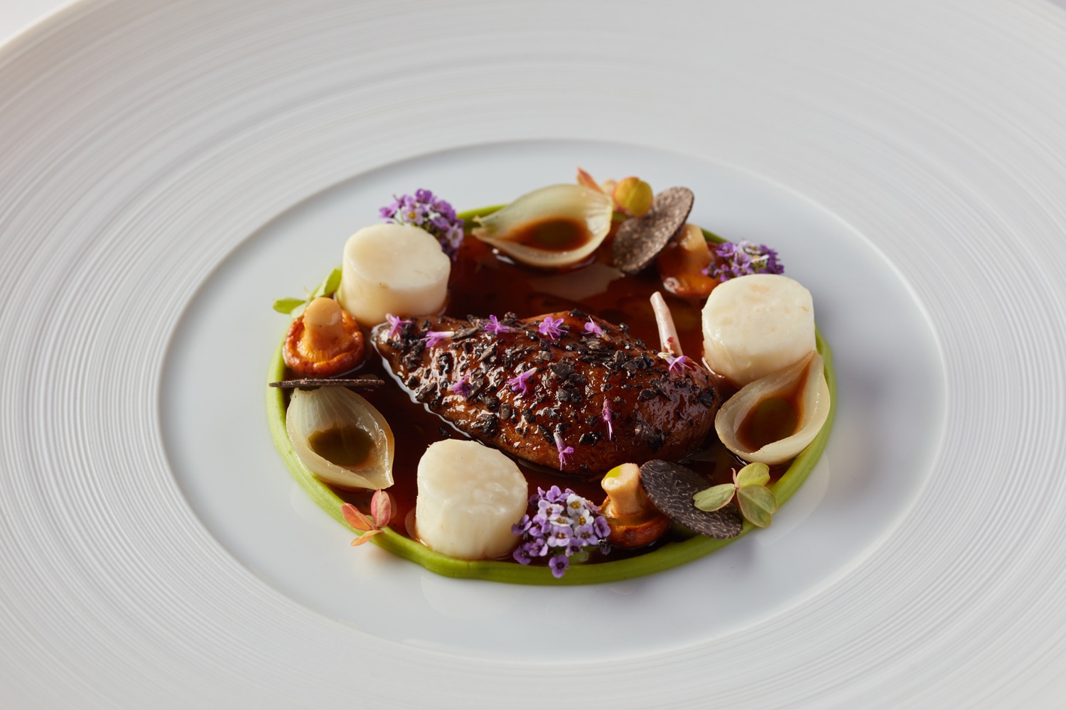 Michelin starred dining at Lympstone Manor