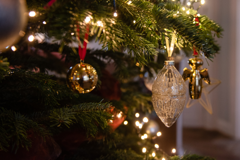 Christmas tree with decorations
